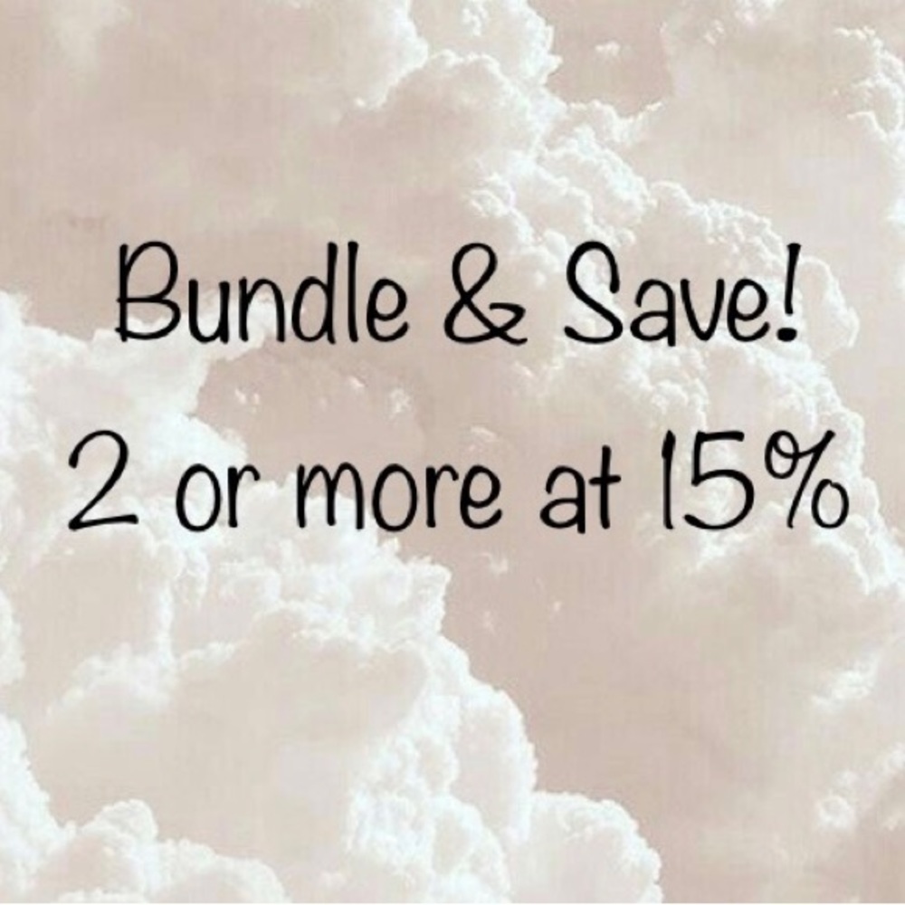 ✨ Welcome! Bundle & Save 15% w/ two or more items! ✨